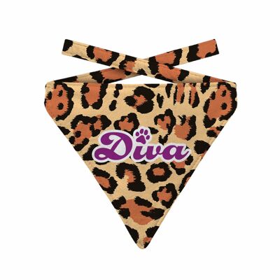 Bandana Cat S Diva Leopard