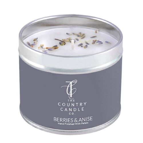 Pastels - Berries & Anise Tin Candle