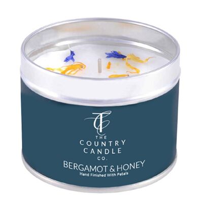 Pastels - Bergamot & Honey Tin Candle