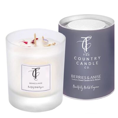 Pastels - Berries & Anise 30cl Glass Candle