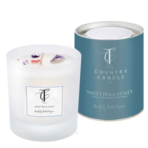 Pastels - Sweet Pea & Violet 30cl Glass Candle