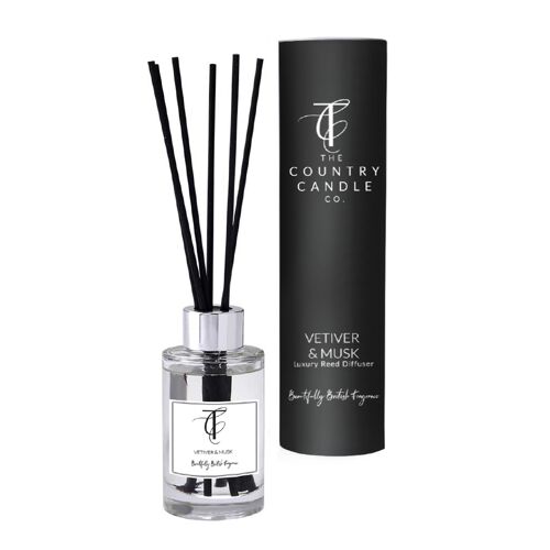 Pastels - Vetiver & Musk 100ml Reed Diffuser