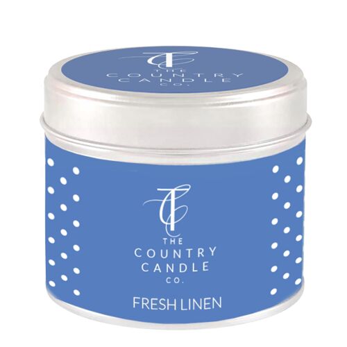 Quintessentials - Fresh Linen Tin Candle