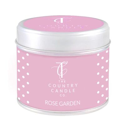 Quintessentials - Rose Garden Tin Candle