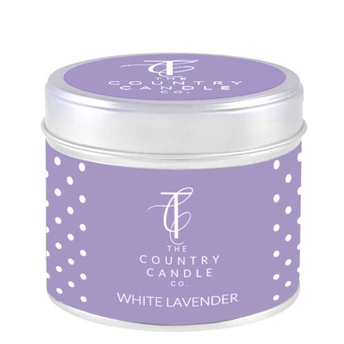 Quintessentials - White Lavender Tin Candle