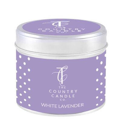 Quintessentials - White Lavender Tin Candle