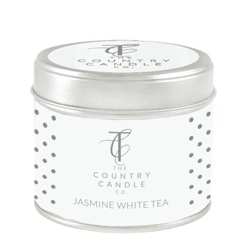 Quintessentials - Jasmine White Tea Tin Candle