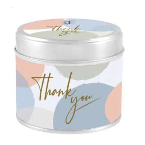 Sentiments - Thank You Tin Candle