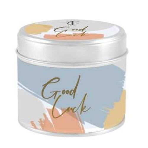 Sentiments - Good Luck Tin Candle