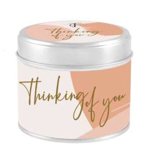 Sentiments - Thinking of You Tin Candle