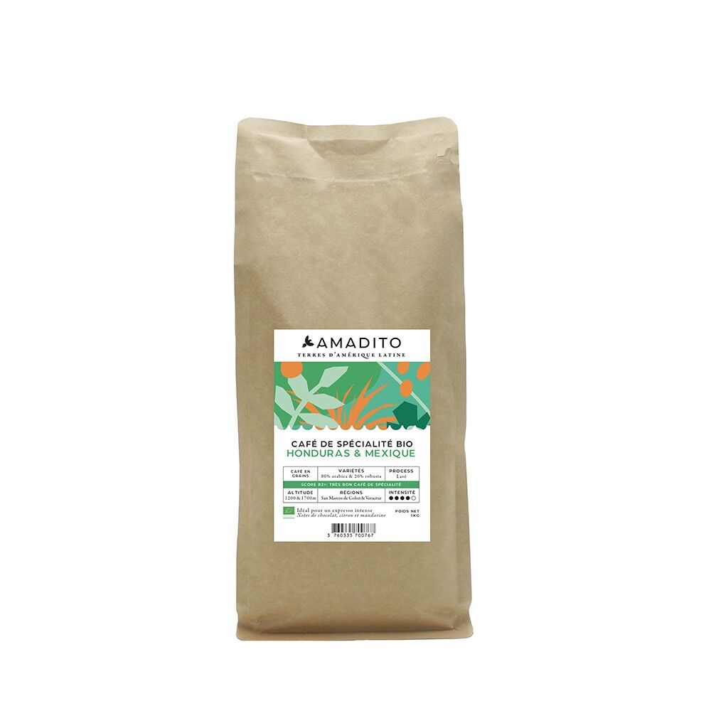 Caffè Specialità BIOLOGICO Honduras Mexico 1kg Grani