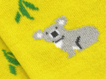 Chaussettes Koala Jaune 2