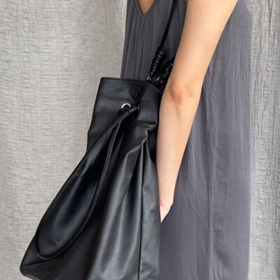 Navaris Handmade Bag Black