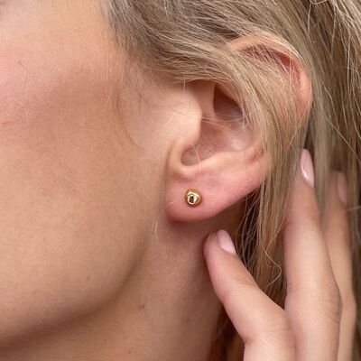 Astrid Large Earrings Gold - Honey