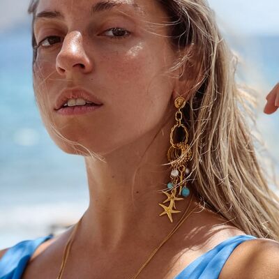 Sea Earrings Gold