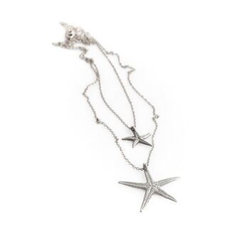 Collier Starfish2-Argent 2