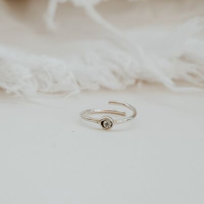 Eday Handmade Ring Silber - Klar