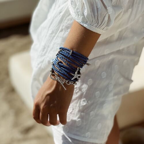 Samsara Bracelet-Silver - Blue