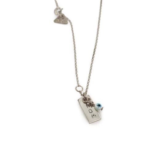 Mom Necklace-Silver