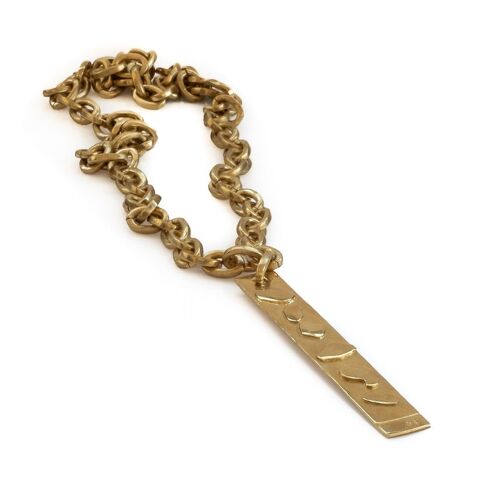 Visage Necklace-Gold