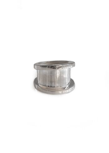 Rodman Ring-Silver - Argent sterling plaqué platine 2