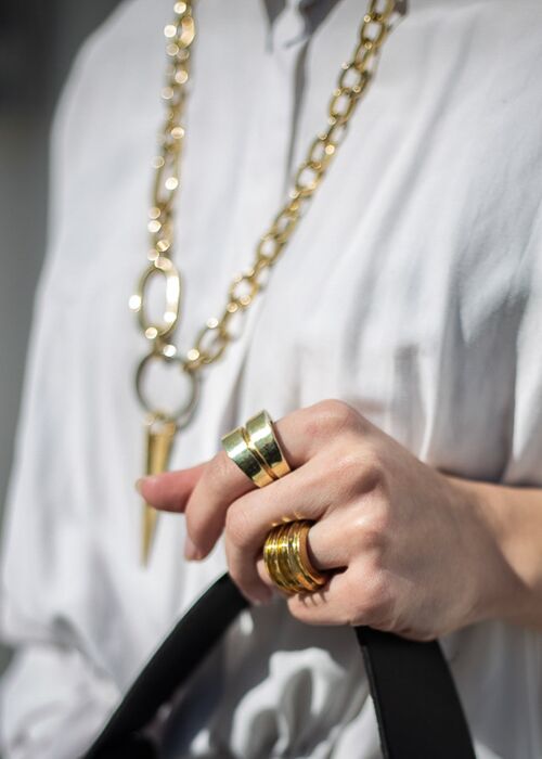 Maguire Ring-Gold - Gold-Plated Brass