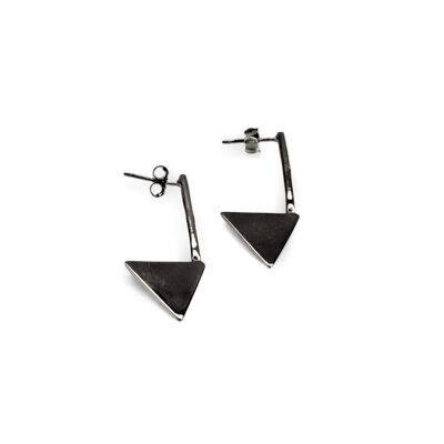 Boucles d'oreilles Séléné - Noir