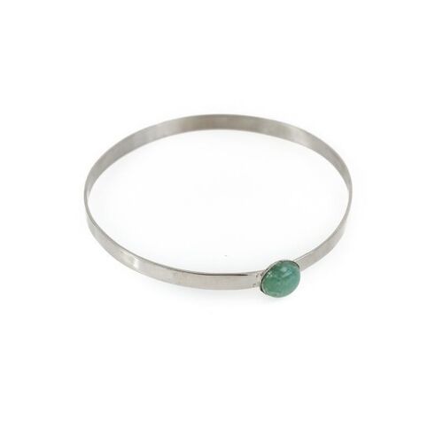 Odette Bracelet - Silver-Green Aventurine
