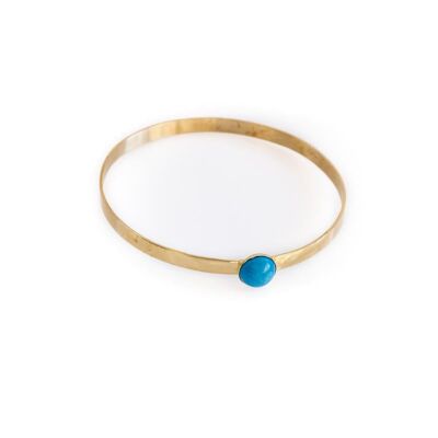 Bracelet Odette - Doré-Turquoise