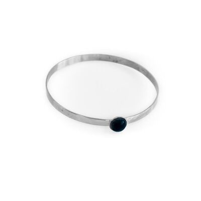 Bracciale Odette - Argento-Onice Nero