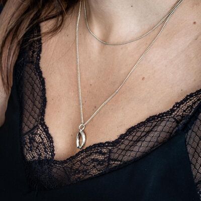 Petalo Necklace-Silver