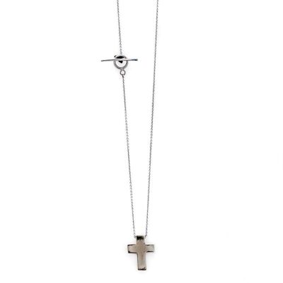 Kreuz Halskette - Silber
