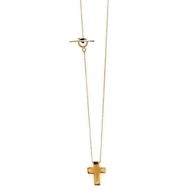 Kreuz Halskette - Gold