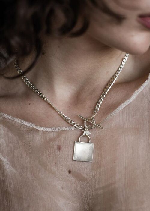 Invicta Necklace-Silver