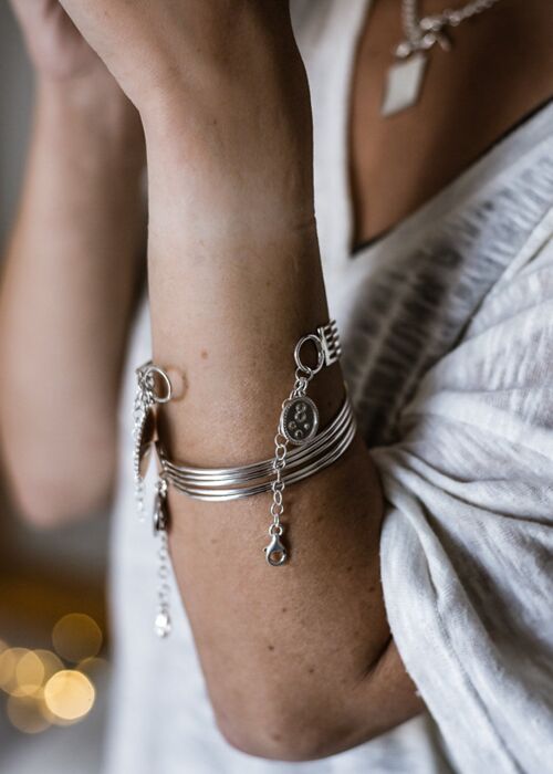 Lady Grace Bracelet-Silver