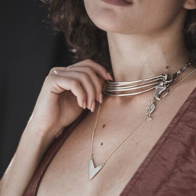 Lady Luck Choker-Argent