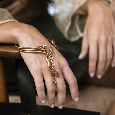Lady Luck Charm Bracelet-Gold