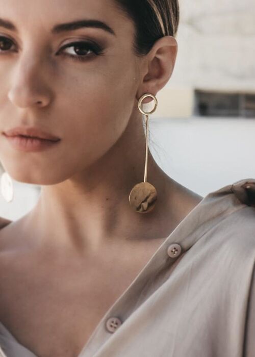 Darya Earrings-Gold