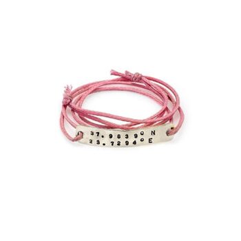 Bracelet Atlantis-Argent - Rouge 2