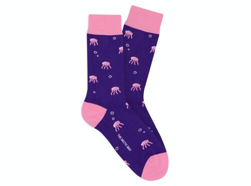 Socks Jellyfish Violet