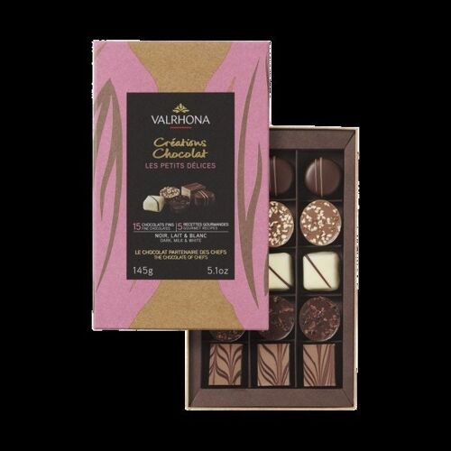 Coffret PETITS DELICES 145gr Valrhona