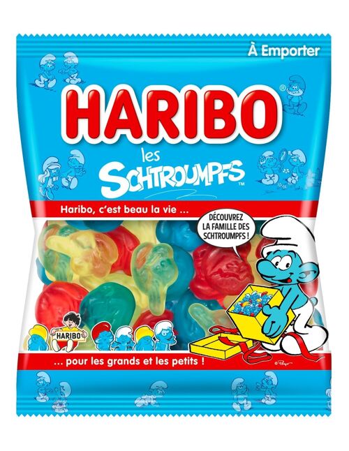 Les Schtroumpfs sachet 120g, colis de 30