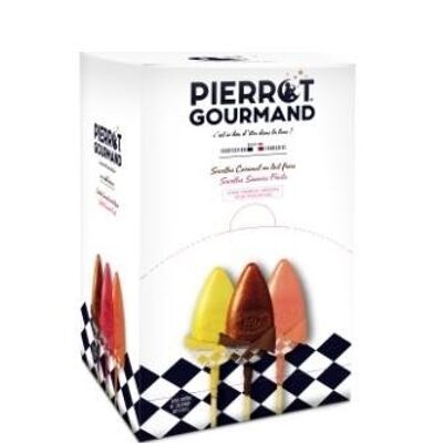 Pierrot Gourmand lollipops box of 100 assorted