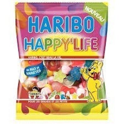 Happy life HARIBO 30 sachets of 120gr
