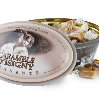 Box Memories of childhood fondant caramels from Isigny 250gr
