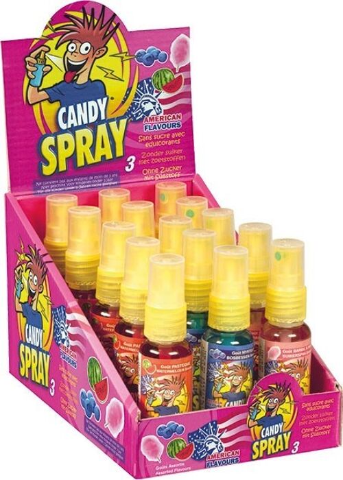 CANDY SPRAY BTE DE 15--ROSE