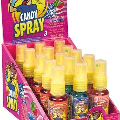 CANDY SPRAY BOX OF 15--PINK