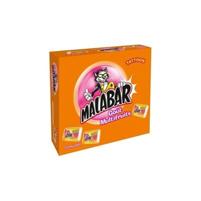 Multifrutas Malabar. caja de 200