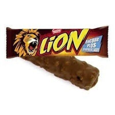 LION chocolate bars, box 24, NESTLE
