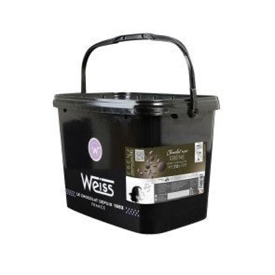 FONDETTE 5 KG. EBANO Nero 72% WEISS